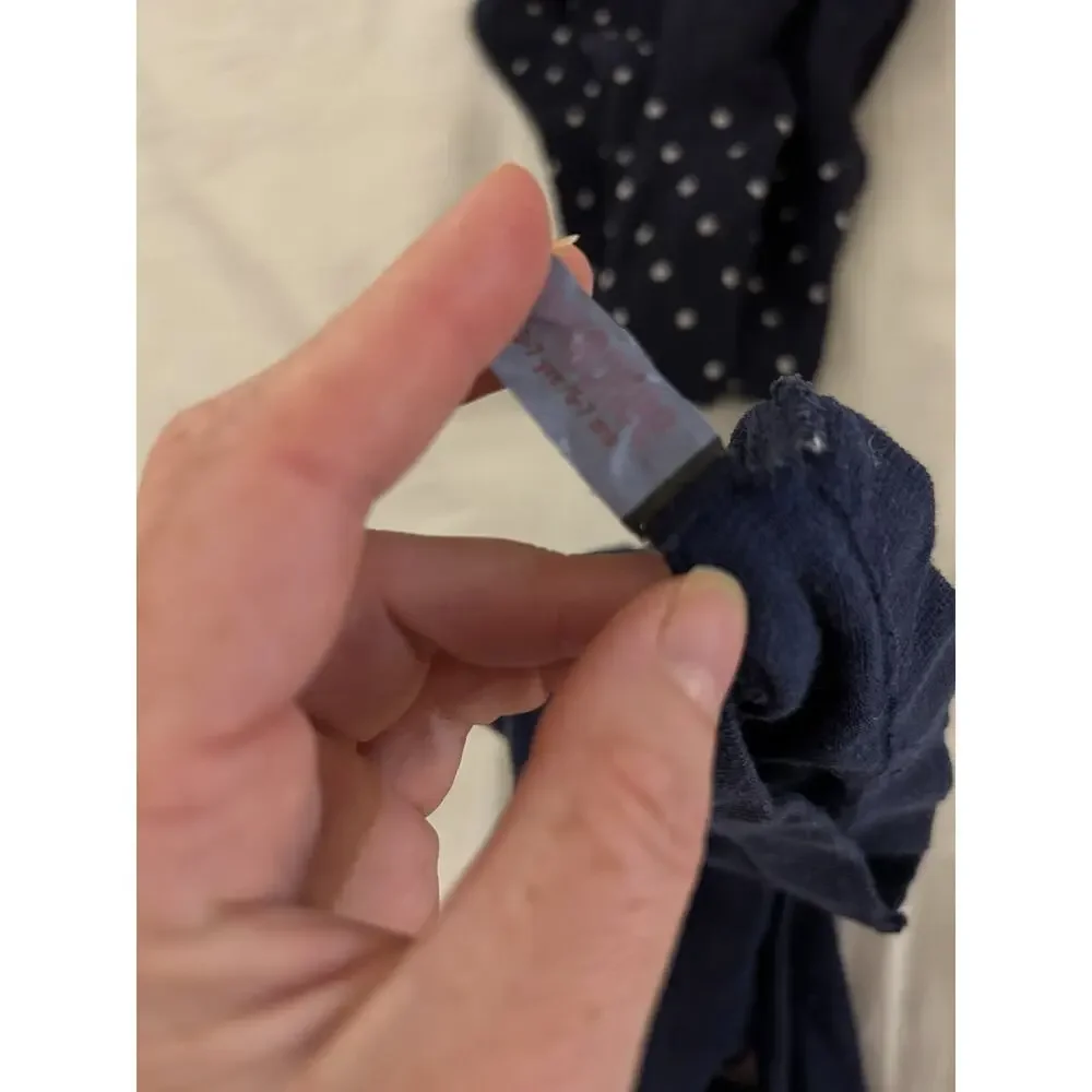Gymboree Navy Dot Tights